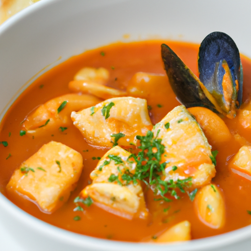 Bouillabaisse s rýží a zeleninou