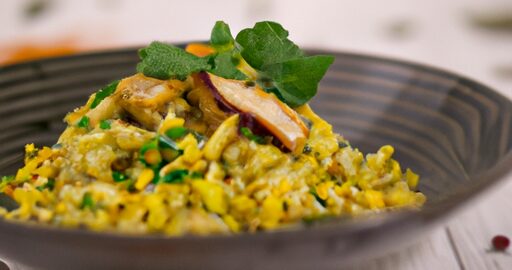 Ryžová směs s kuřecím masem