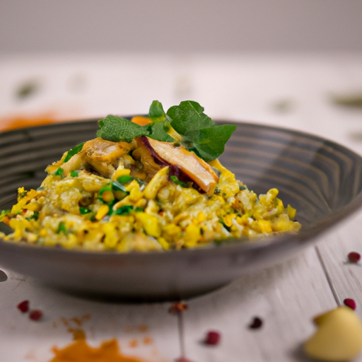 Ryžová směs s kuřecím masem