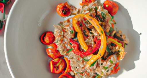 Křupavá quinoa s čerstvou zeleninou