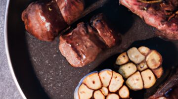 Karbonátky s těstovinami a rajčaty.