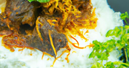 Kuřecí rendang s kokosovým mlékem