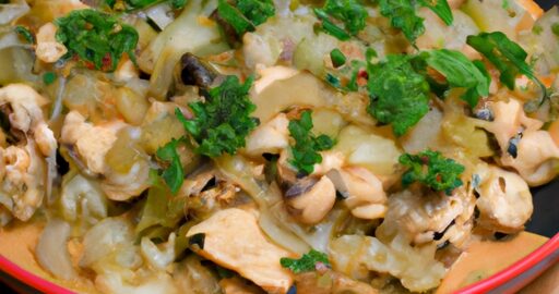 Grilovaný losos s brusinkovou omáčkou a batátovým pyré.