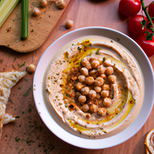 Hummus s tahini a zázvorem