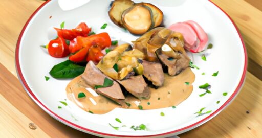 Kuřecí roulády s broskvemi