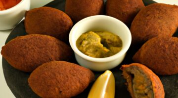 Kibbeh s nivou a jahodami