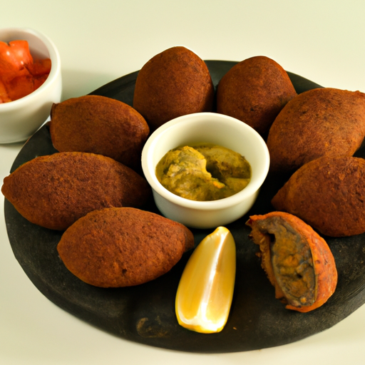 Kibbeh s nivou a jahodami