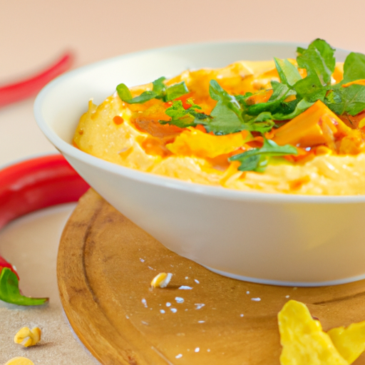 Smažená okurka s jogurtem a paprikou