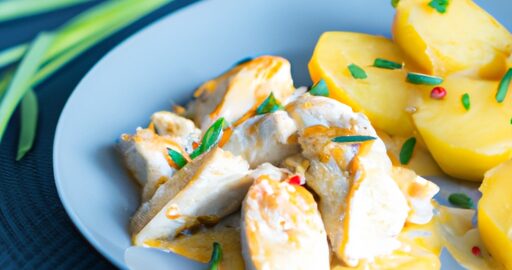 Nakrájená zeleninová kari s kuřetem