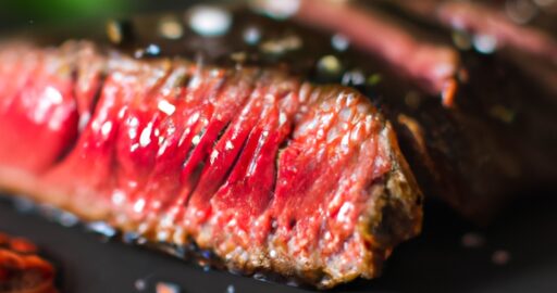 Steak argentinský s chimichurriry.