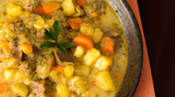 Kari s masem a hrachem.