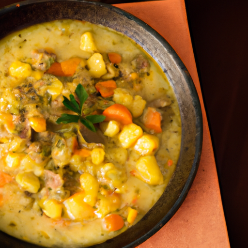 Kari s masem a hrachem.