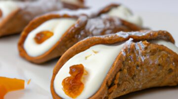 Cannoli siciliani s ricottou.