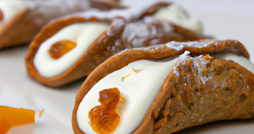 Cannoli siciliani s ricottou.