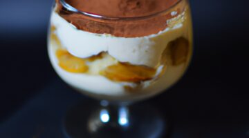 Italské tiramisu bez vajec