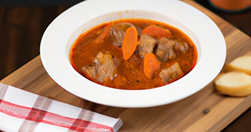 Hrnčířská gulášovka s knedlíkem