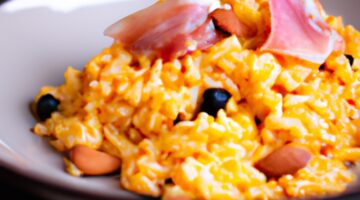 Rizotto se švestkami a pancettou