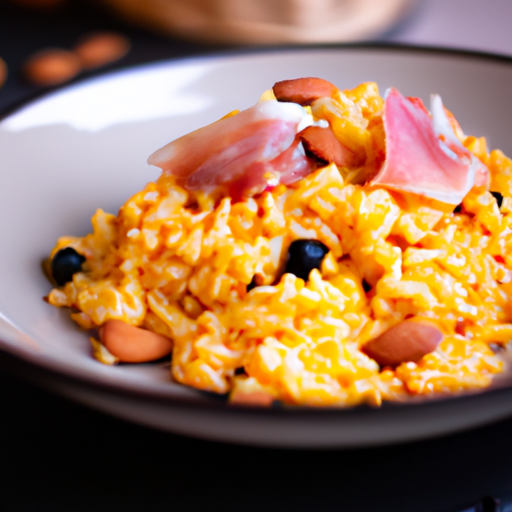 Rizotto se švestkami a pancettou