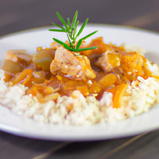 Kuře s kari a rýží