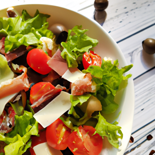 Klasický italský těstovinový salát