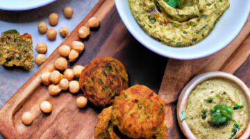 Zeleninový falafel s hummusem