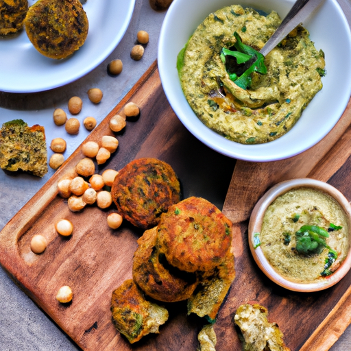 Zeleninový falafel s hummusem