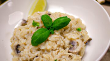 Risotto ai funghi (Houbové rizoto)