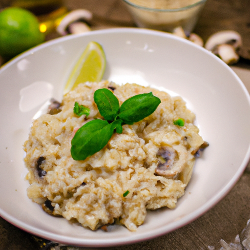 Risotto ai funghi (Houbové rizoto)
