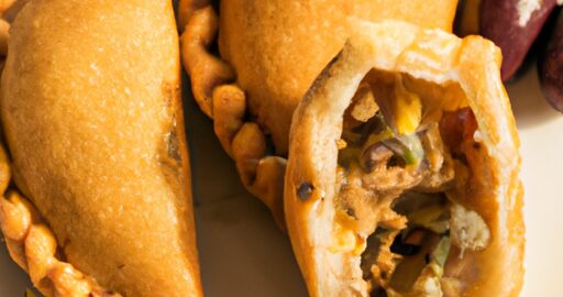 Argentinská empanada s masem a olivami