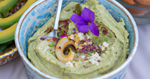 Smažený květák s hummusem