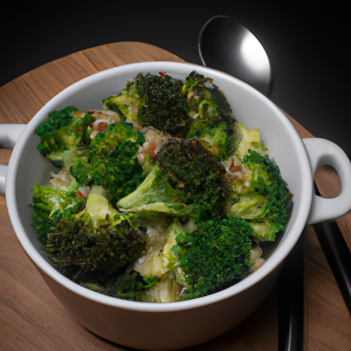 Selestování brokolice s piùre.