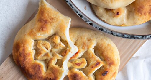 Naan chleba s kořením.