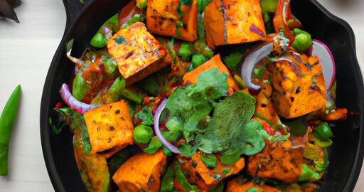 Masala Paneer s jarní zeleninou