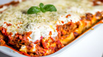 Lasagne bolognese s ricottou