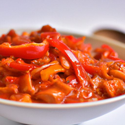 Lahodná plněná paprika s kuskusem