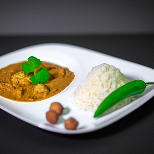 Korma s kuřecím masem basmati rýže