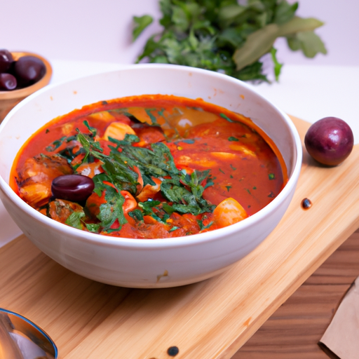 Italská polévka minestrone.