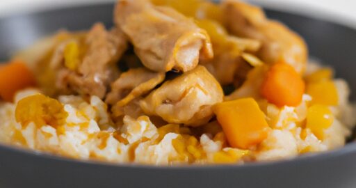 Rýžová kulička s masovou nádivkou