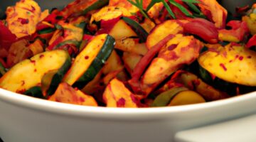 Cizrna na paprice s mangem