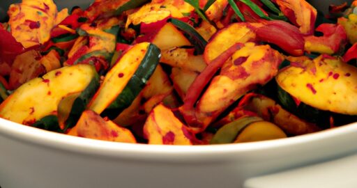 Cizrna na paprice s mangem