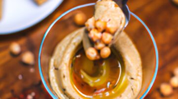 Hummus s bazalkou a pomerančem