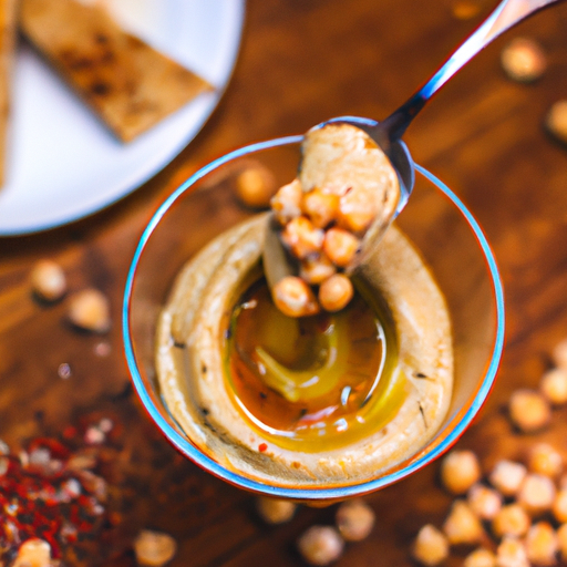 Hummus s bazalkou a pomerančem