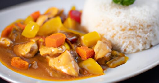 Kari s kuřetem a rýží