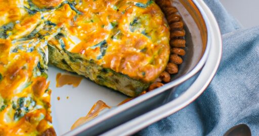 Brokolicový quiche sýr a rajčaty