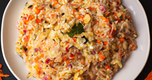 Bademján polo, klasická íránská chuť.