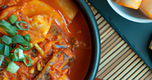 Kimchi jjigae (kimči polévka)