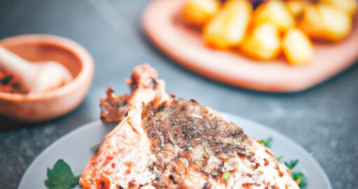 Kuře s bramborami a rajčaty