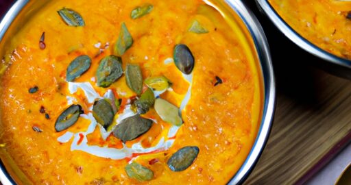 Kuřecí červený kari s kokosovým mlékem.