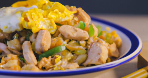 Nasigoreng s kuřecím masem