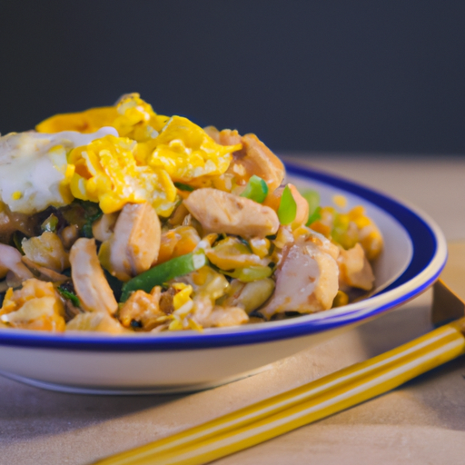 Nasigoreng s kuřecím masem